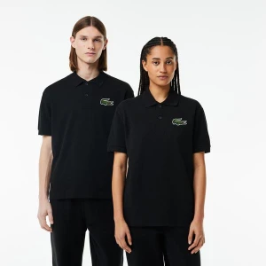 Oryginalna koszulka polo Lacoste L.12.12 Loose fit z krokodylem z lat 80.
