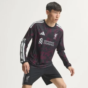 Oryginalna koszulka z trzeciego zestawu z długim rękawem Liverpool FC 26 / 27 Adidas czarny