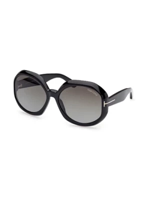 Oryginalne okulary przeciwsłoneczne dla kobiet Ft1011 01B Tom Ford