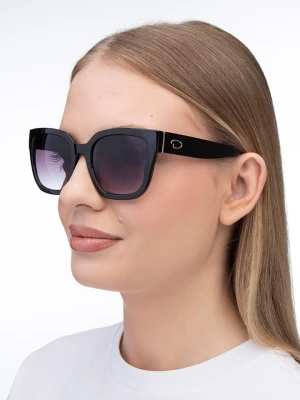 Oscar de la Renta Damskie okulary przeciwsłoneczne w kolorze czarno-fioletowym rozmiar: 53