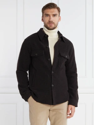 Oscar Jacobson Koszula Maverick Jacket | Regular Fit | z dodatkiem wełny