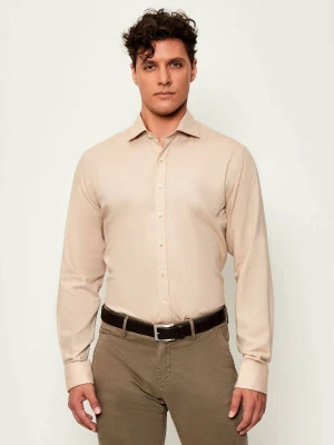 Oscar Jacobson Koszula | Regular Fit beżowy
