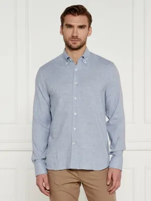 Oscar Jacobson Koszula | Regular Fit | z dodatkiem wełny