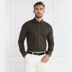 Oscar Jacobson Koszula Short BD Brushed Flannel | Slim Fit