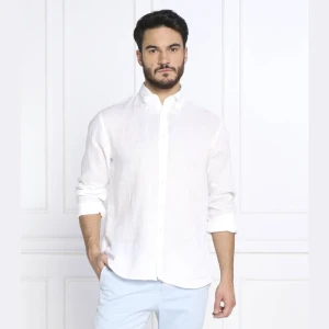 Oscar Jacobson Lniana koszula Harry 3 | Regular Fit