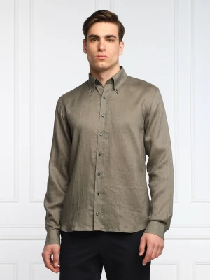 Oscar Jacobson Lniana koszula Harry 3 | Slim Fit