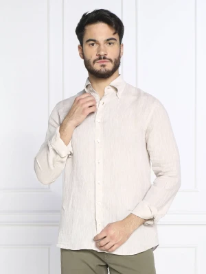 Oscar Jacobson Lniana koszula Harry 3 | Slim Fit