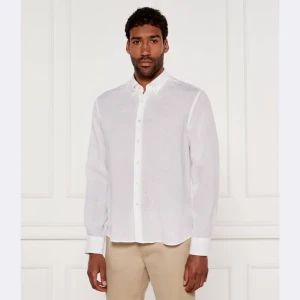 Oscar Jacobson Lniana koszula | Regular Fit