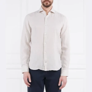 Oscar Jacobson Lniana koszula | Regular Fit