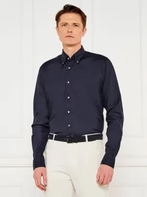 Oscar Jacobson Lniana koszula | Regular Fit