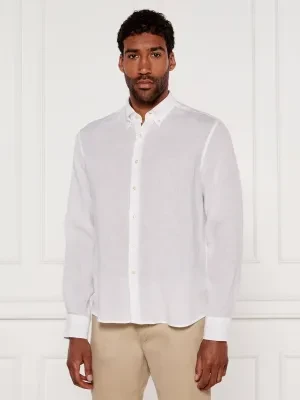 Oscar Jacobson Lniana koszula | Regular Fit