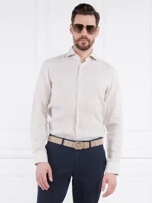 Oscar Jacobson Lniana koszula | Regular Fit