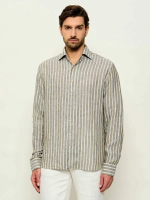 Oscar Jacobson Lniana koszula | Regular Fit