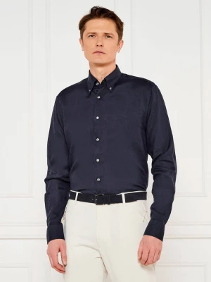 Oscar Jacobson Lniana koszula | Regular Fit
