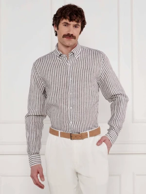 Oscar Jacobson Lniana koszula | Regular Fit