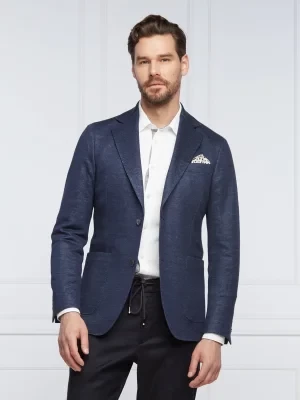 Oscar Jacobson Lniana marynarka Egel | Slim Fit