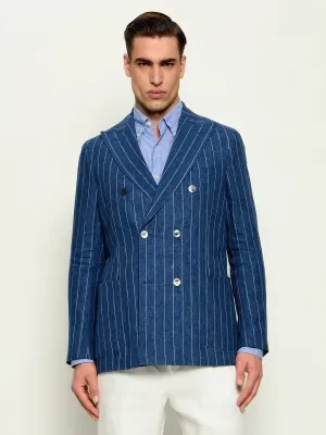 Oscar Jacobson Lniana marynarka Farris | Regular Fit