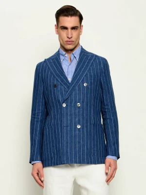 Oscar Jacobson Lniana marynarka Farris | Regular Fit