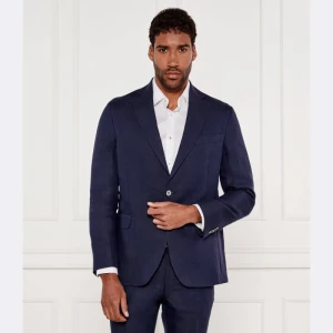 Oscar Jacobson Lniana marynarka Ferry | Regular Fit