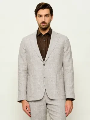 Oscar Jacobson Lniana marynarka Ferry | Regular Fit