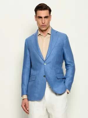 Oscar Jacobson Lniana marynarka Ferry | Regular Fit