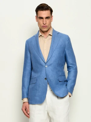 Oscar Jacobson Lniana marynarka Ferry | Regular Fit