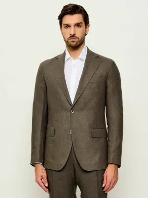 Oscar Jacobson Lniana marynarka Fogerty | Regular Fit