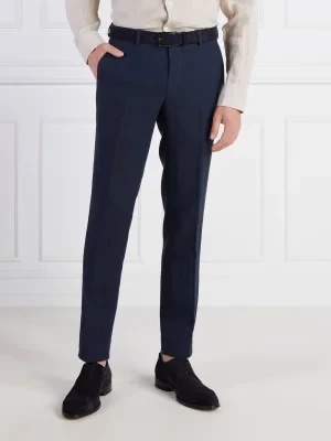 Oscar Jacobson Lniane spodnie | Regular Fit