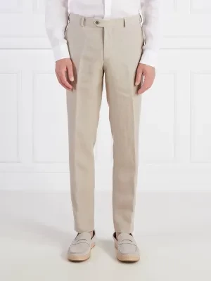 Oscar Jacobson Lniane spodnie | Regular Fit