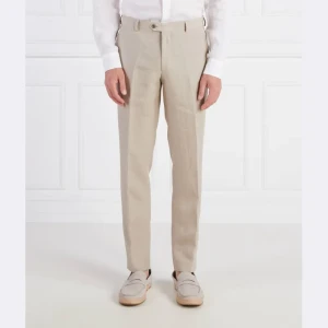 Oscar Jacobson Lniane spodnie | Regular Fit