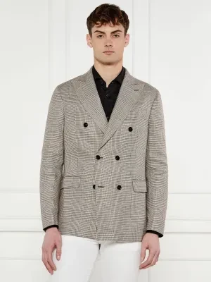 Oscar Jacobson Marynarka Farris | Regular Fit | z dodatkiem lnu