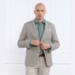 Oscar Jacobson Marynarka Ferry Patch | Slim Fit