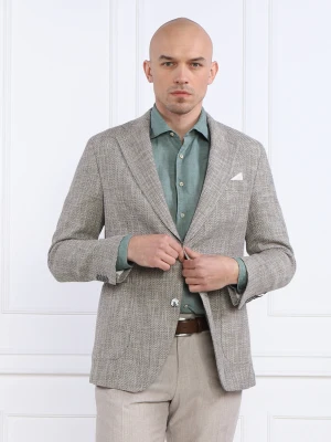 Oscar Jacobson Marynarka Ferry Patch | Slim Fit beżowy