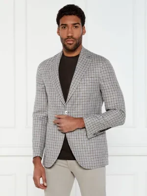 Oscar Jacobson Marynarka Ferry | Regular Fit | z dodatkiem lnu