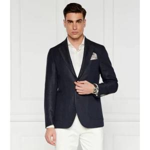 Oscar Jacobson Marynarka Ferry | Regular Fit | z dodatkiem lnu