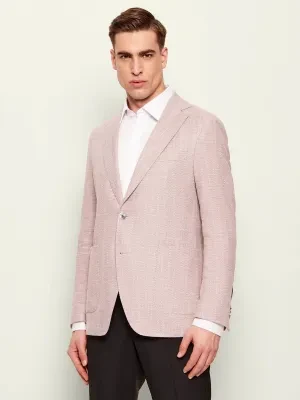 Oscar Jacobson Marynarka Ferry | Regular Fit | z dodatkiem lnu