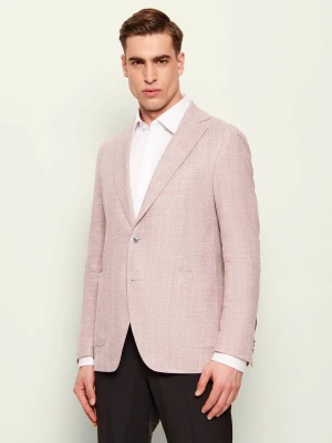 Oscar Jacobson Marynarka Ferry | Regular Fit | z dodatkiem lnu