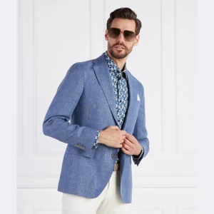 Oscar Jacobson Marynarka Fogerty Blazer | Regular Fit | z dodatkiem lnu