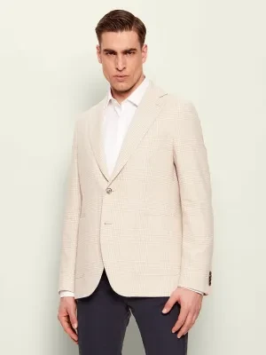 Oscar Jacobson Marynarka Fogerty | Regular Fit | z dodatkiem lnu