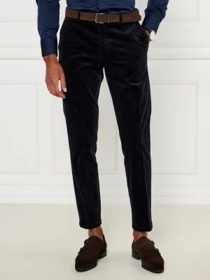 Oscar Jacobson Spodnie Denz | Slim Fit | sztruks