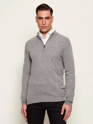 Oscar Jacobson Sweter patton | Regular Fit | z dodatkiem wełny i kaszmiru