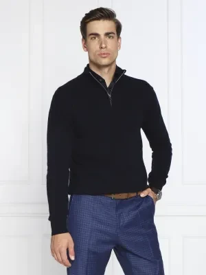 Oscar Jacobson Sweter | Regular Fit | z dodatkiem wełny i kaszmiru