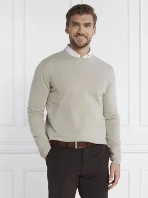 Oscar Jacobson Sweter Valter Roundneck | Regular Fit | z dodatkiem wełny i kaszmiru