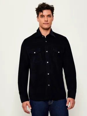 Oscar Jacobson Sztruksowa koszula | Straight fit