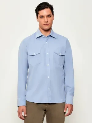 Oscar Jacobson Sztruksowa koszula | Straight fit