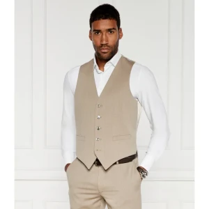 Oscar Jacobson Wełniana kamizelka Carlo | Slim Fit