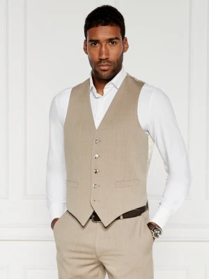 Oscar Jacobson Wełniana kamizelka Carlo | Slim Fit