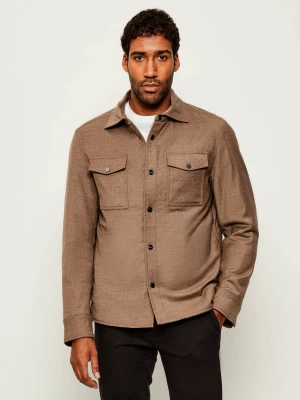 Oscar Jacobson Wełniana kurtka Padded | Regular Fit