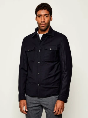 Oscar Jacobson Wełniana kurtka Padded | Regular Fit