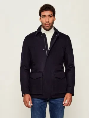 Oscar Jacobson Wełniana kurtka Traveller | Regular Fit